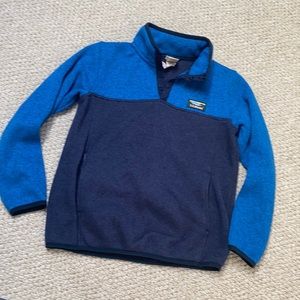 Kids LL Bean Sweater Fleece Size M 10-12